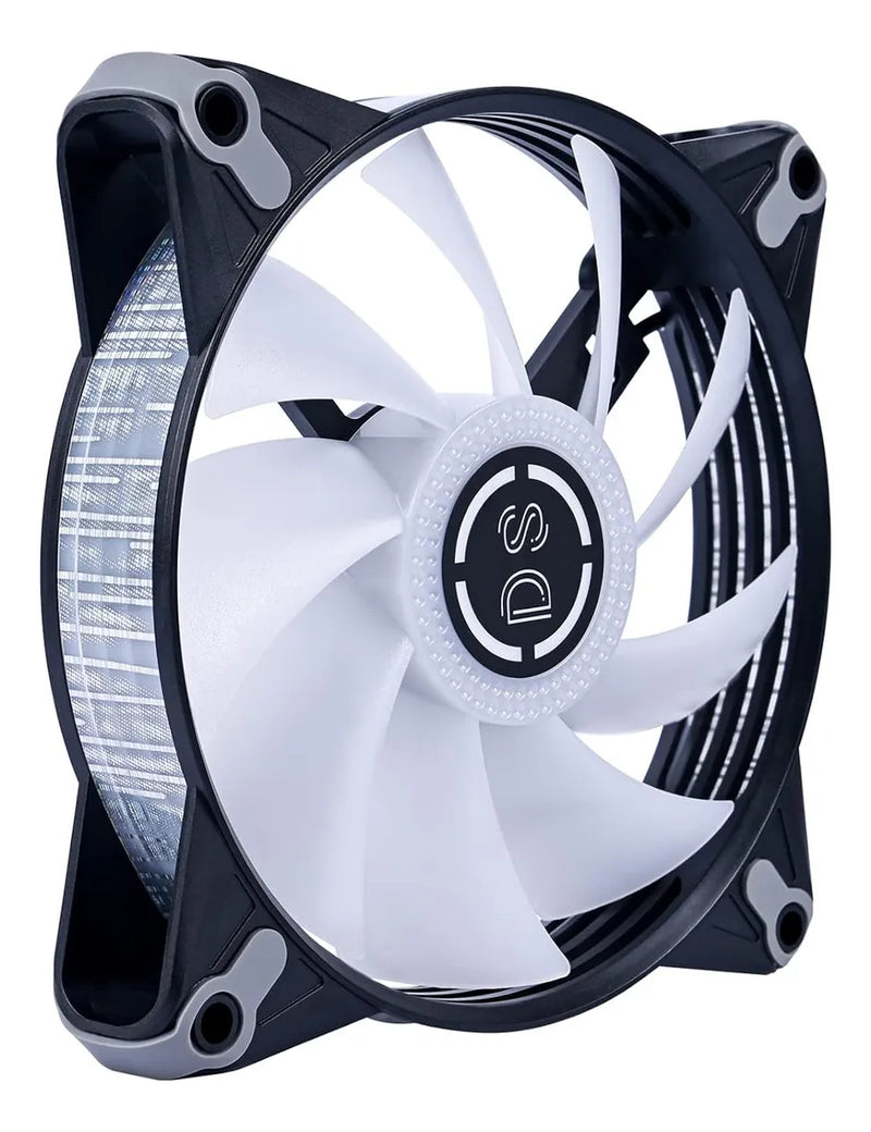 Ventiladores Ds Led Rgb 6 Unidades 4.724 Negros.