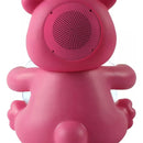 Reloj Radio Parlante Altavoz Bluetooth Iluminación Led Rgb Rosado Blanco