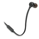 Audífonos JBL Tune 110 Pure Bass 3.5mm color negro con sonido potente