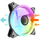 Ventilador De Cpu Af12 Rgb 120mm Para Pc Gamer Luz Led