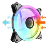 Ventilador De Cpu Af12 Rgb 120mm Para Pc Gamer Luz Led