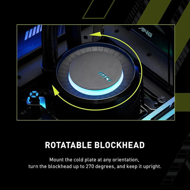 Msi Mag Coreliquid E360 Blanco Refrigerador Cpu Aio 360mm