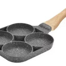 Sarten Ceramica 4 Puestos En 1 Antiadherente Color Negro