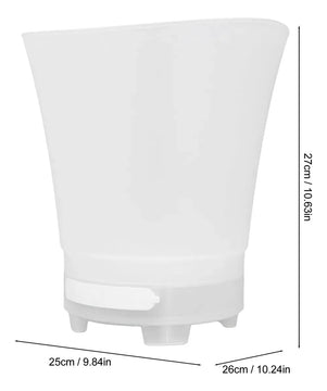 Parlante Bafle Portatil Hielera Cubeta Luces Bluetooth Usb Blanco