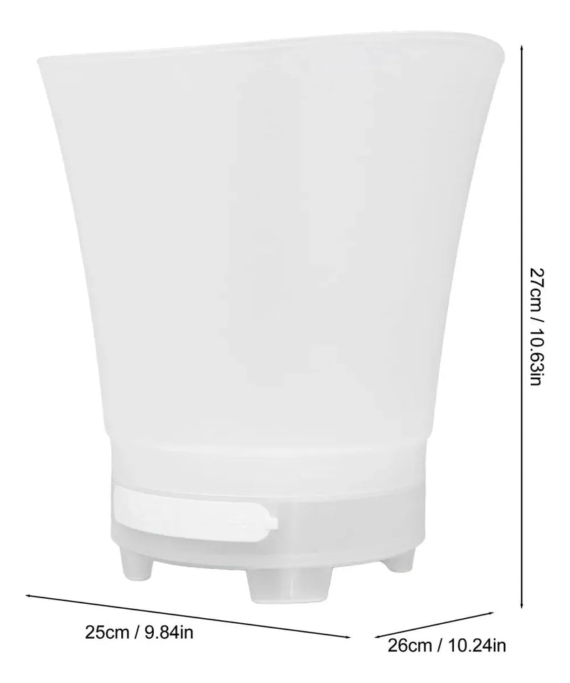 Parlante Bafle Portatil Hielera Cubeta Luces Bluetooth Usb Blanco