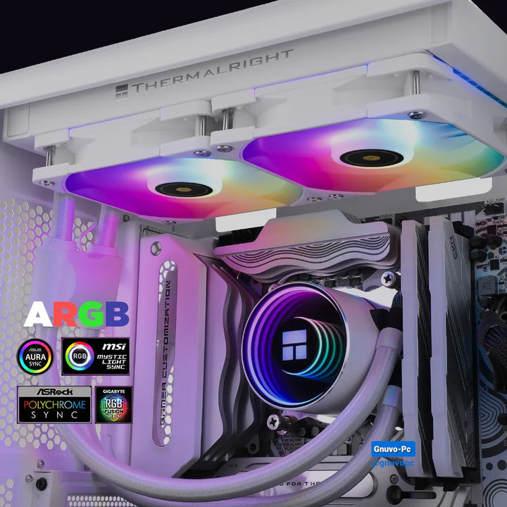 Refrigeracion Liquida Thermal 240 Argb Lga 1700 Am5 Blanca