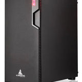 Gabinete Caja Gamer Para Pc Iceberg Glacius V2 Negra Vidrio Negro