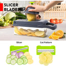 Picador Cortador De Verduras Frutas 1 Set 14 Piezas