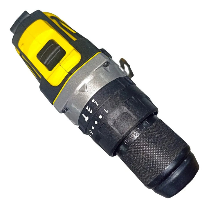 Taladro Percutor Rev/ Inalambrico + Herram Itl204 Uyustools Color Amarillo