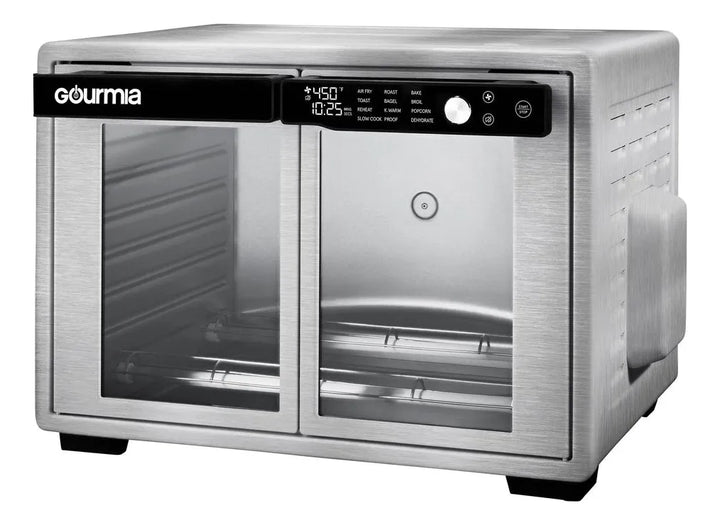 Horno Tostador Y Freidora Aire 12 Funciones Gourmia Oferta Plateado
