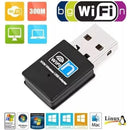 Tarjeta De Red Wifi Adaptador Usb Inalámbrico 300m Wd-3505b