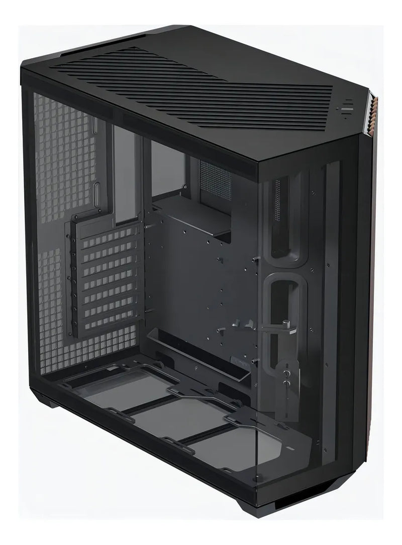 Gabinete Gamer Apnx V1 Negro Wood V1-w-bk-v1 Alta Gama