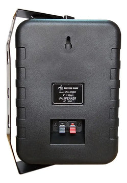 Parlante 4 Pulgadas 2 Vias 20w Mas Soporte American Sound Negro