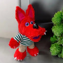 Peluche Lobo Aurelio Cheveroni- Club 10 Pantalón Pana Y Camisa Rayas Verdes