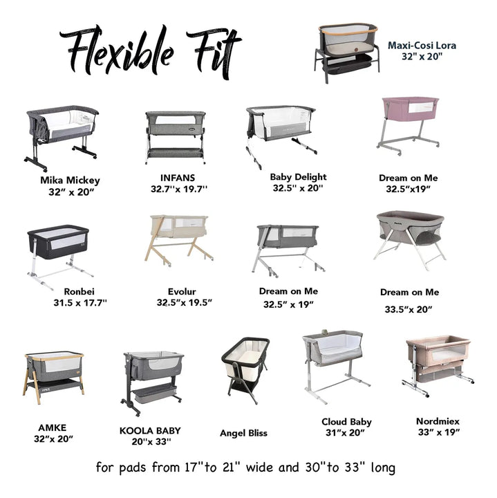 Juego De 2 Sabanas De Colchon Ajustadas De Moises Para Mika