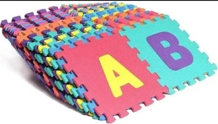 Tapete Fomi Rompecabezas Abecedario 26 Fichas Piso Fomy