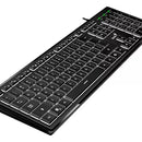 Teclado Con Cable Genius Slimstar 820 Iluminado Usb Teclado Negro Idioma Español España