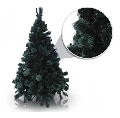 Arbol De Navidad Frondoso De Lujo 210cm Tupido 1110 Ramas Verde