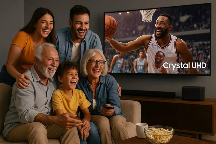 Televisor Tv Smart Tv Samsung Cristal 55 Pulgadas 4kuhd