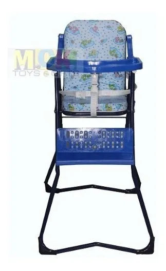 Silla Comedor Plegable Para Bebe Niña Y Niño Azul
