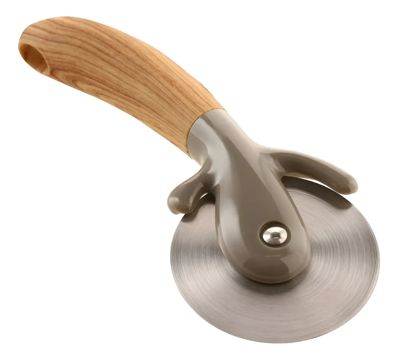 Cortador Pizza Acero Mango Wood !!!!!!!!!!! Gris