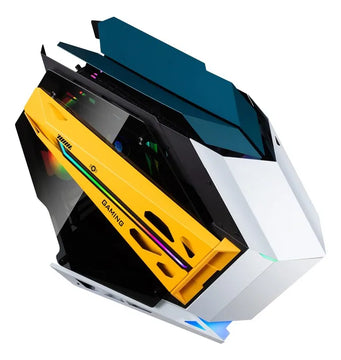 Chasis Gabinete Caja Gamer Iceberg Mech One Argb X4 Fan Blanco