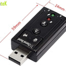 Tarjeta De Sonido Externa 7.1