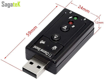 Tarjeta De Sonido Externa 7.1