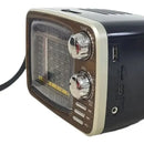 Radio Parlante Bluetooth Am/fm/usb/mp3 Recargable Retro 061