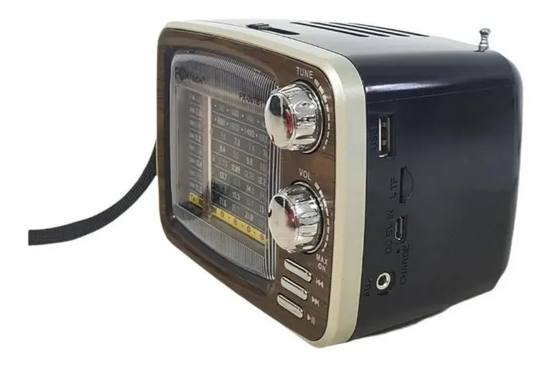 Radio Parlante Bluetooth Am/fm/usb/mp3 Recargable Retro 061
