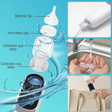 Aspirador Nasal Para Bebe Succión Eléctrica De Nariz Blanco