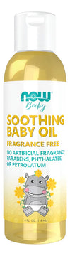 Now Baby - Aceite Calmante Para Bebé, Sin Fragancia, Sin F.