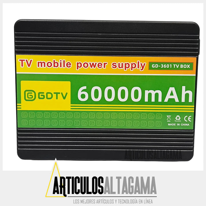 Televisor Solar De 32 Pulgadas Con Batería 60000mah + Panel