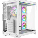 Chasis Iceberg Crystal Edge Blanco X10 Ventiladores Argb
