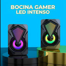 Bocinas Rgb Con Control Volumen Portátil 3.5mm