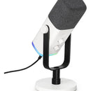 Micrófono Fifine XLR AM8 Dinámico Cardioide color blanco