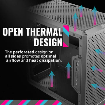 Caja Micro-atx Cooler Master Q300l Con Filtro De Polvo Y Pan