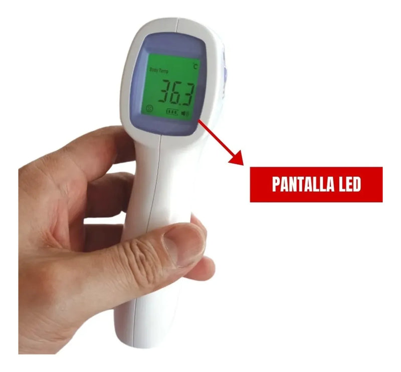 Termómetro Digital Infrarrojo Led Temperatura Niños Adultos