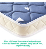 Colchon De Moises Azul, Tranquilidad Y Comodidad Para Bebes