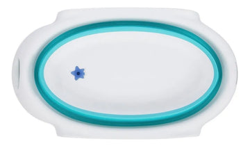 Bañera Plegable Con Soporte Carestino Aguamarina