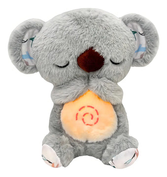 El Sueño De Los Niños: Koala Que Late, Brilla Y Respira Color Gris