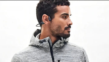 Fone de ouvido open-ear sem fio Shokz Sport OpenRun AS800 cosmic black