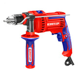 Taladro Percutor 1/2 Emtop 810w Industrial Vel. Variable Color Rojo Frecuencia 50 Hz/60 Hz