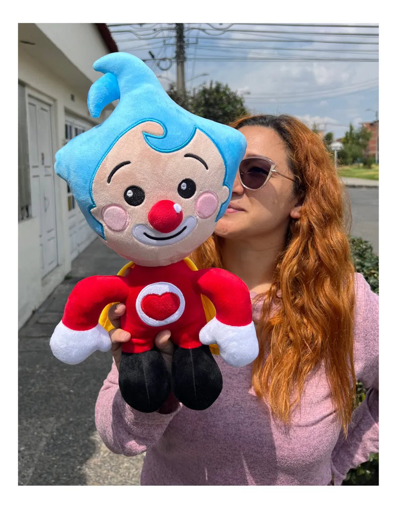 Muñeco De Payaso Plin Plin De Peluche Grande 50cm