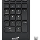 Teclado Numerico Inalambrico Para Pc O Notebook Genius 1000 Teclado Negro Idioma Español Latinoamérica