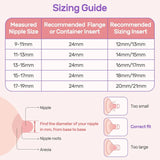 Medidor Diámetro Pezon Insertos Extractor De Leche Materna