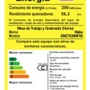 Estufa De Piso A Gas 76 Cm 6 Quemadores Mabe Emc7630nfx0 Color Plateado