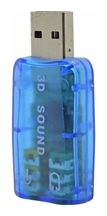 Tarjeta De Sonido 5.1 Externa Usb 2.0 Audio Y Sonido