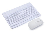Kit Teclado Mouse Ultra Slim Inalambrico 2.4ghz Win Mac Bt Teclado Blanco