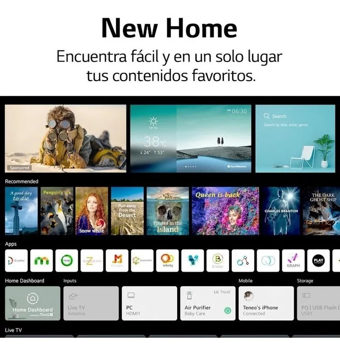 Televisor Lg 43 Pulgadas Smart Led Fhd Web Os